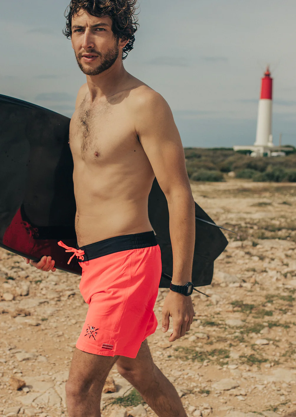 Maillot de bain Coolx - Rose Fluo et Noir – Image 5