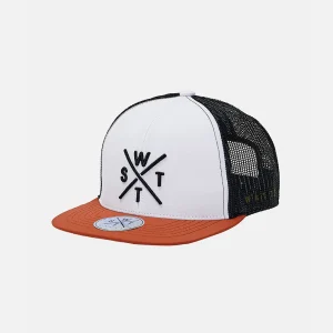 Snapback Cruz - Blanc & Caramel