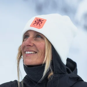 Bonnet Détroit - Blanc et Rose Fluo