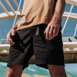 Short en coton Edge - Noir