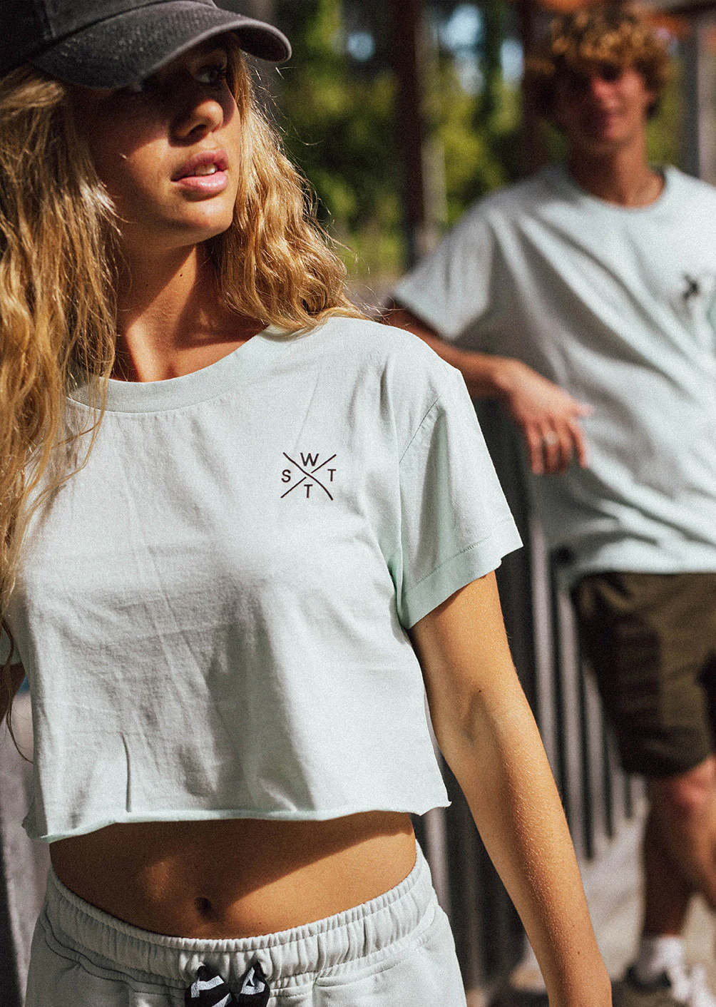 T-shirt Malua - Vert clair – Image 5