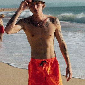 R-Line Up - Orange Fluo Tie & Dye