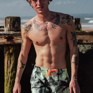 Maillot R-Rainbow - Vert Waterpalm