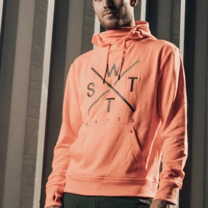 Sweat à capuche Spray - Fluo Corail