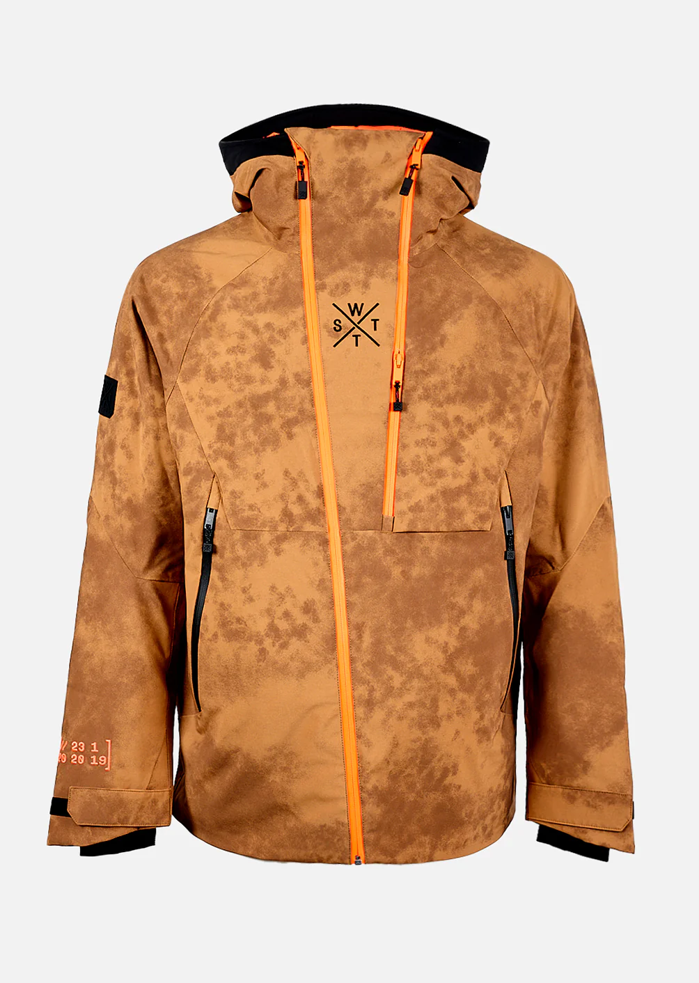 Veste de ski Venom - Marron Tie and Dye – Image 3