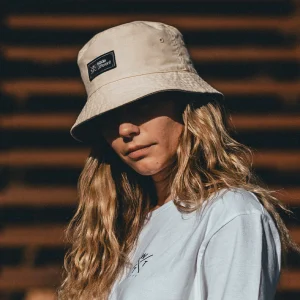 Bob réversible Wings - Kaki & Jaune Pâle