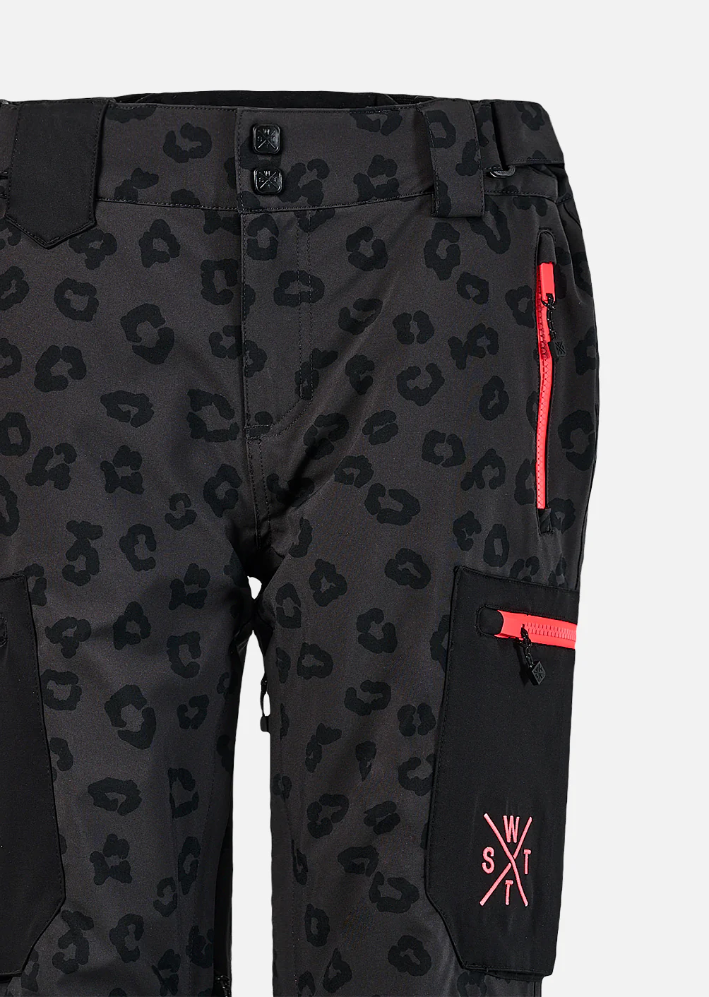 Pantalon de ski X-Elipse - Imprimé Léopard Noir – Image 8