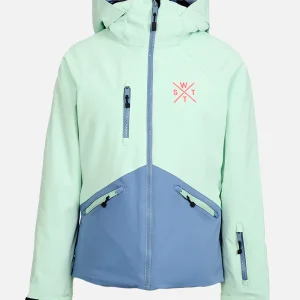Veste de ski X-Peak junior - Vert Clair