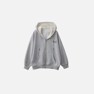 Sweat Velvet Embroidered