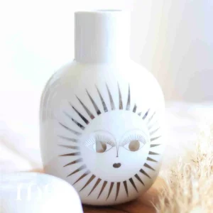 Vase Audrey soleil argenté de Räder