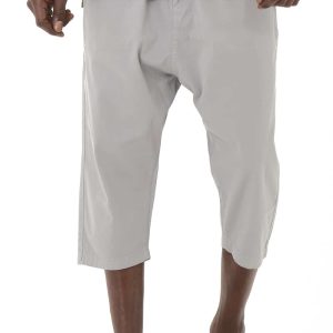 bermuda  coton qabail gris