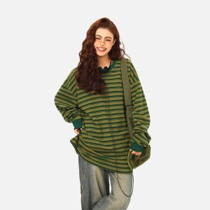 Sweat Green Stripe