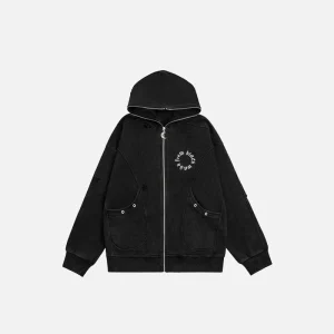 Zip Up Hoodie Moon