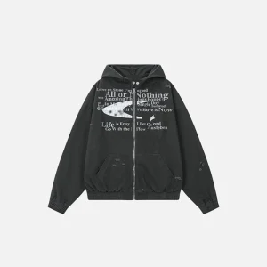 Zip Up Hoodie All Nothing