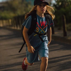 Bermuda Venice-S Junior - Bleu Gris