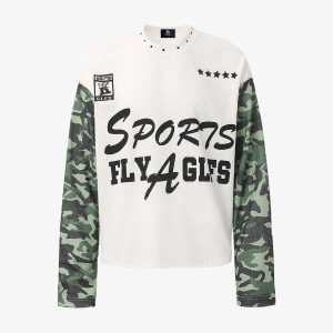 Long Sleeve Camo Patch