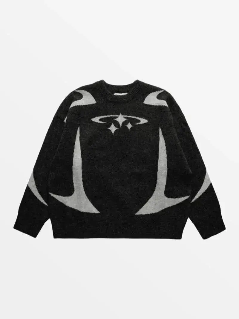 Knitted Sweater Circle Star – Image 2