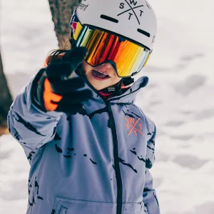 Veste de ski Arrow Junior - Camouflage Bleu Gris