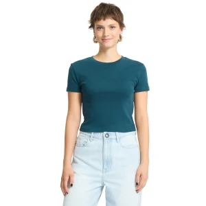 Volcom Volcomstone tight crop-Emerald green