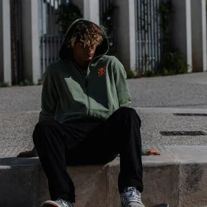 Sweat à Capuche Blunt - Olive