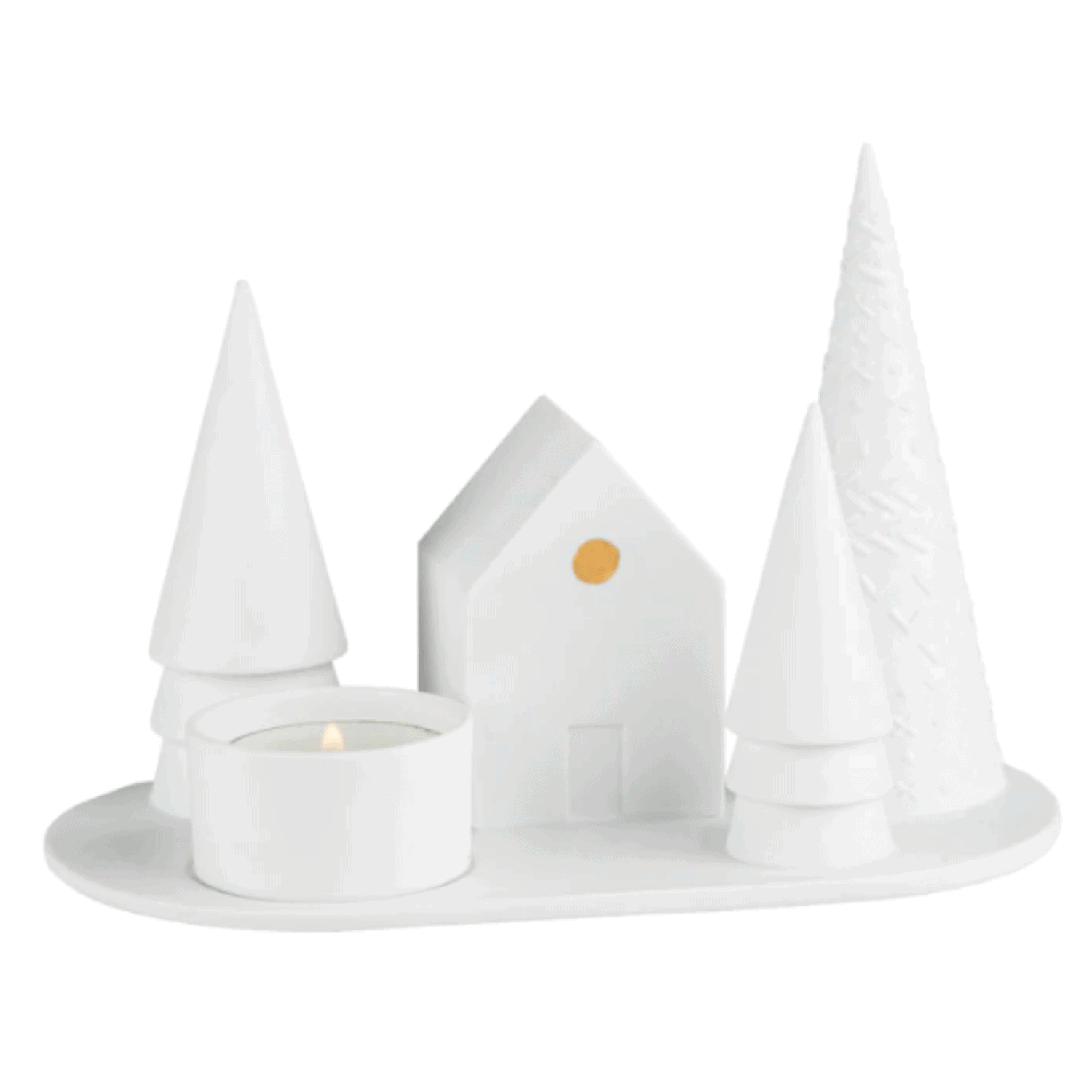 Bougeoir noël en porcelaine Räder