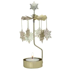 Carrousel Etoile des neiges doré