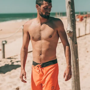 Maillot de bain Coolx - Orange Fluo et Noir