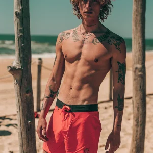 Maillot de bain Coolx - Rose Fluo et Noir