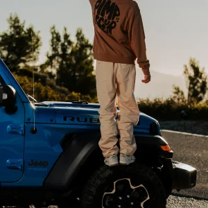 Sweat à Capuche Crush - Marron Tabac