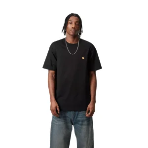 Carhartt Wip S/S chase T-shirt - Black/Gold