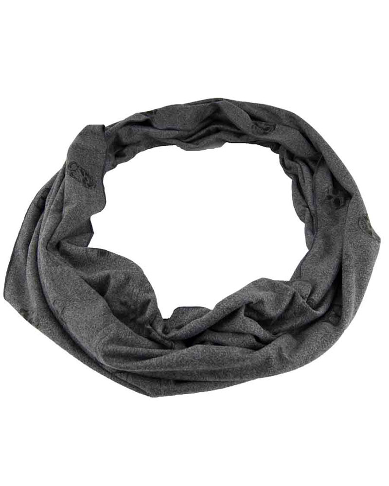 Foulard Crânes gris – Image 7