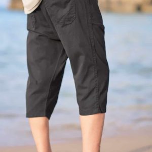 bermuda  coton qabail noir