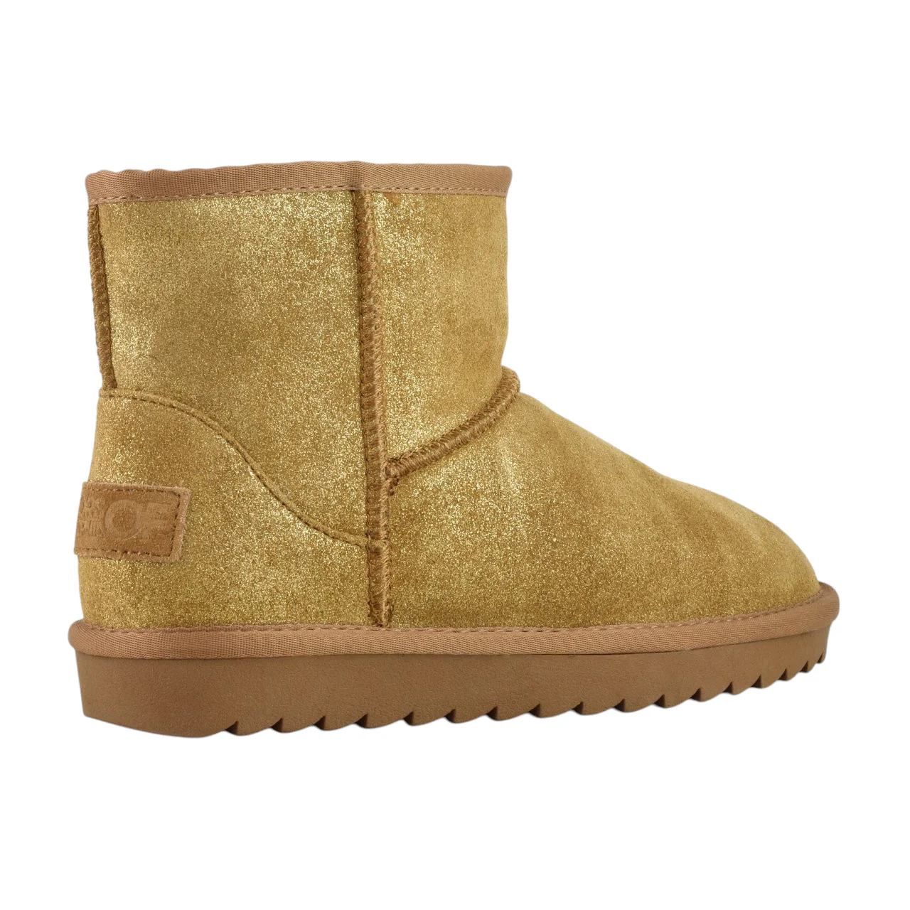 Colors Of California Ugg boot in glitter suede - Camel – Image 3