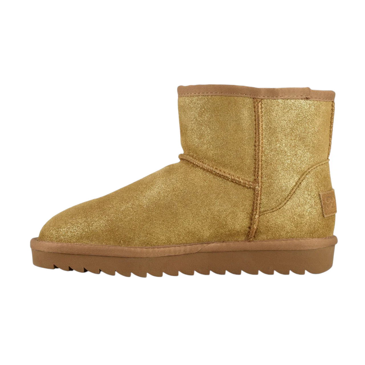 Colors Of California Ugg boot in glitter suede - Camel – Image 5