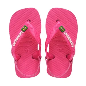 Havaianas Baby brasil logo II Pink flux/White
