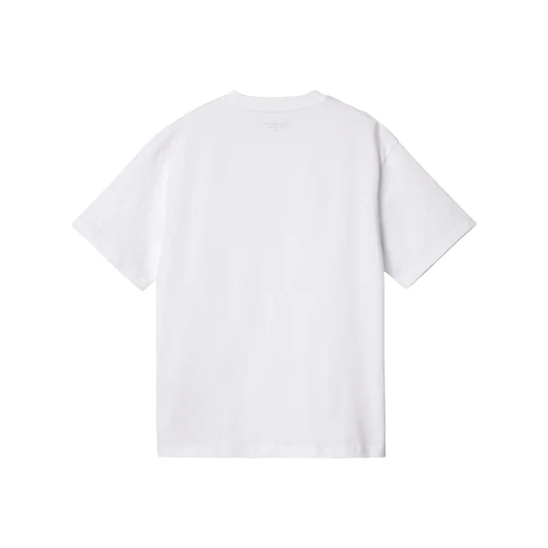 Carhartt Wip W' S/S Heart Patch T-Shirt- White/Red – Image 2
