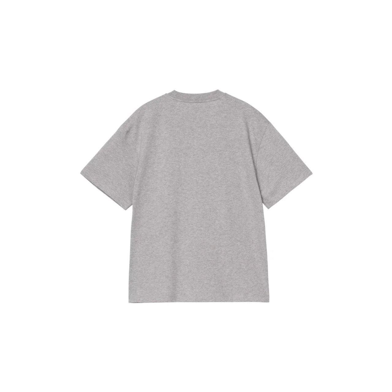 Carhartt Wip W' S/S Heart Patch T-Shirt - Grey Heather/Red – Image 5