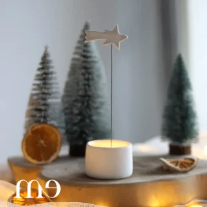 Bougeoir étoile filante en porcelaine de Räder 