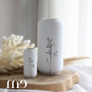 Vase branche dorée Räder