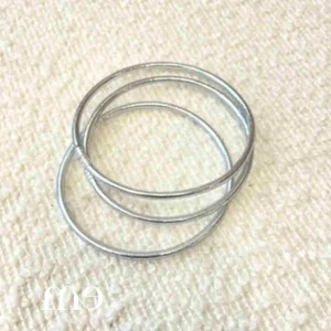 Jonc Bouddhiste fin argent et doré