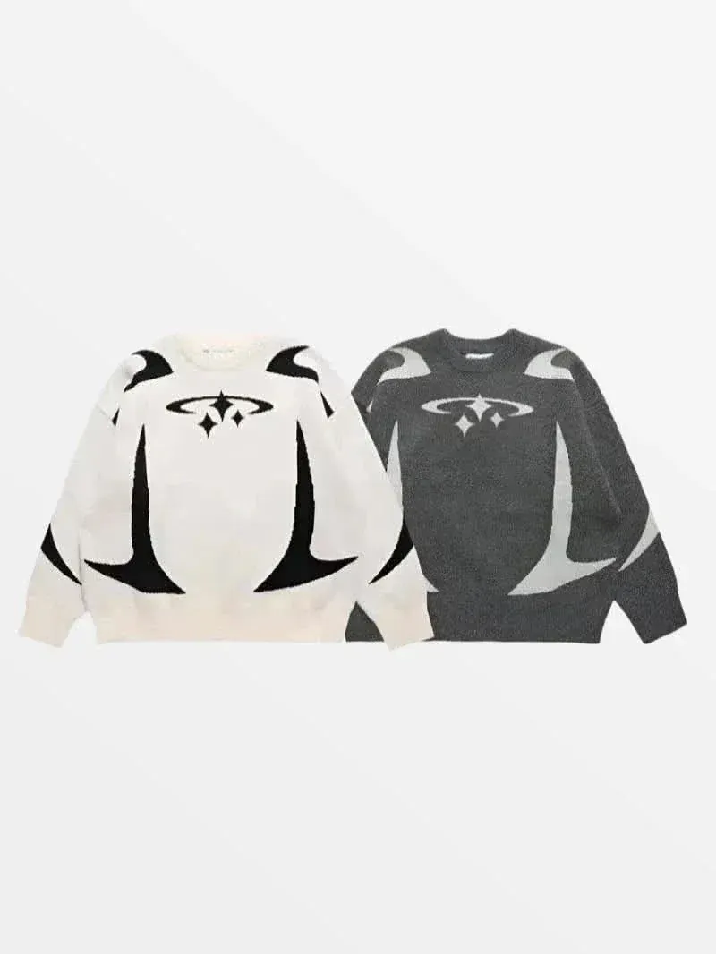 Knitted Sweater Circle Star – Image 9