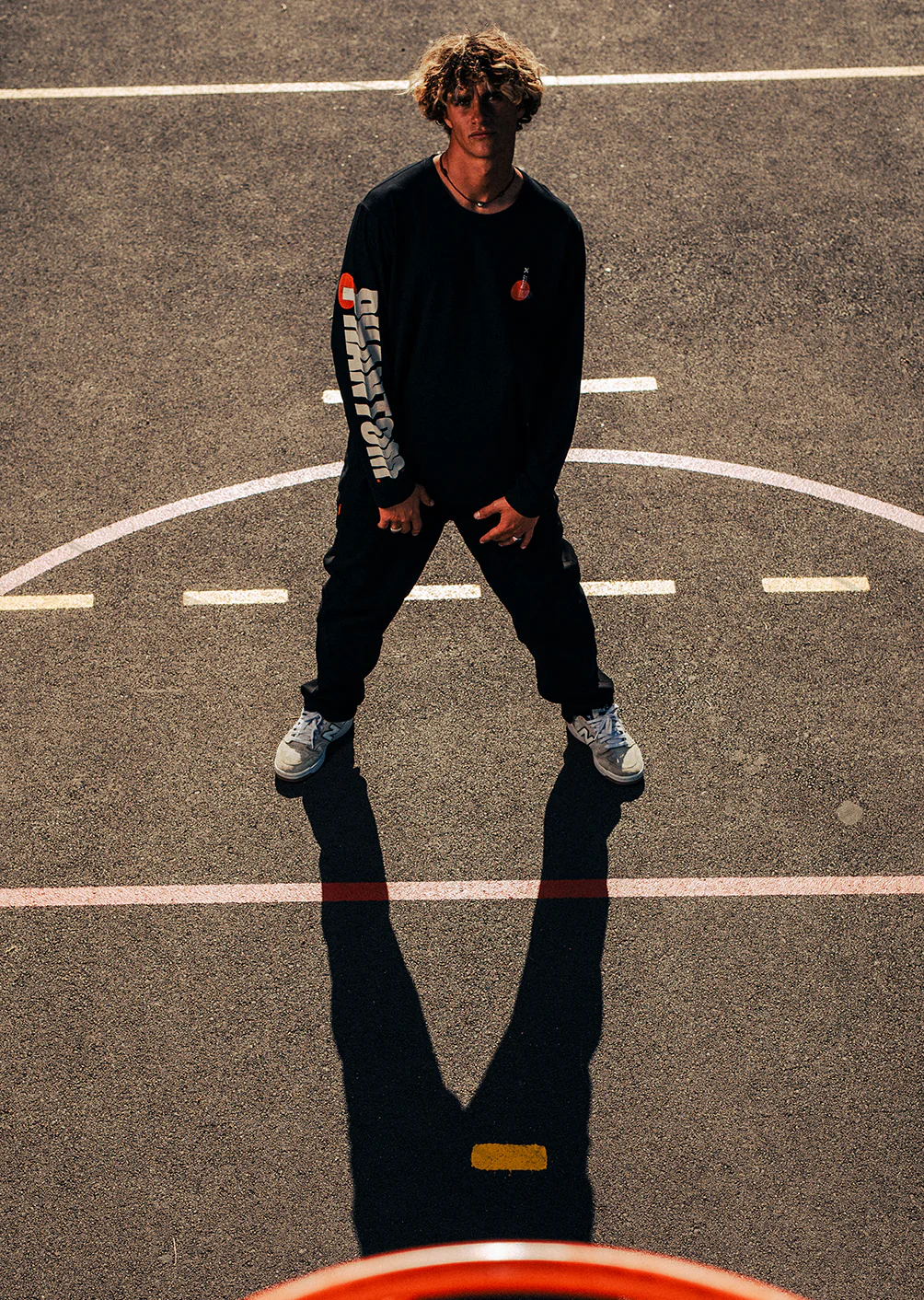 T-shirt manche longue Kobe - Noir