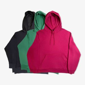 Lot de 15 sweat‑shirts à capuche unis