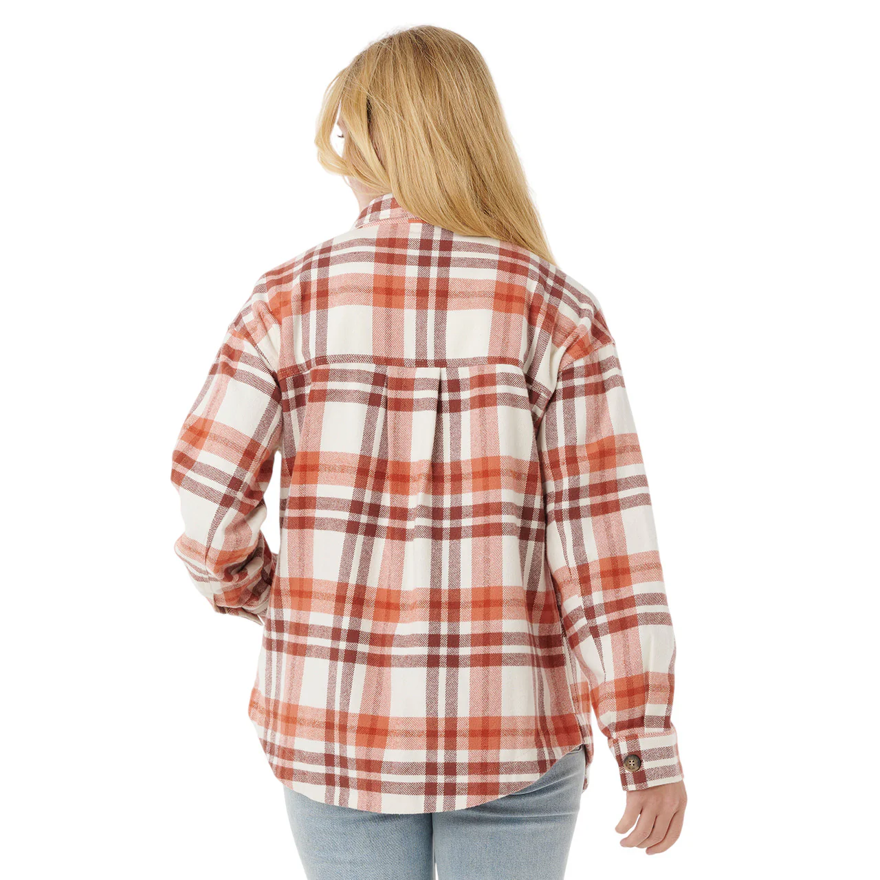 Rip Curl Oceanic L/S Flannel Shirt - Brick – Image 2