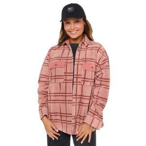 Rip Curl Pacific Rider Polar Shirt - Burgundy