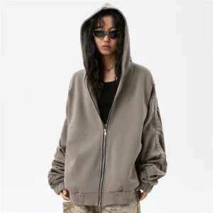 Zip Up Hoodie Edgy Urban