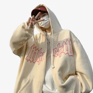 Zip Up Hoodie Gothic Arch