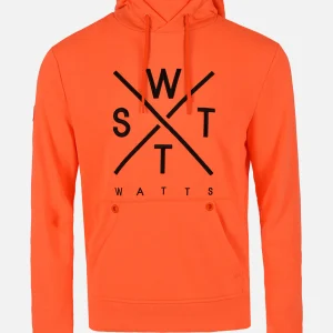 Sweat à capuche Spray Junior - Orange Fluo