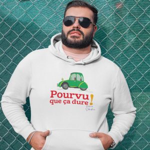 SWEAT HOMME PATRICK SEBASTIEN "POURVU QUE ÇA DURE !"
