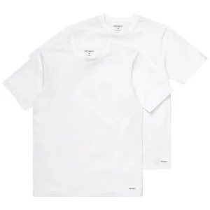 Carhartt Wip Standard Crew Neck T-Shirt White + White